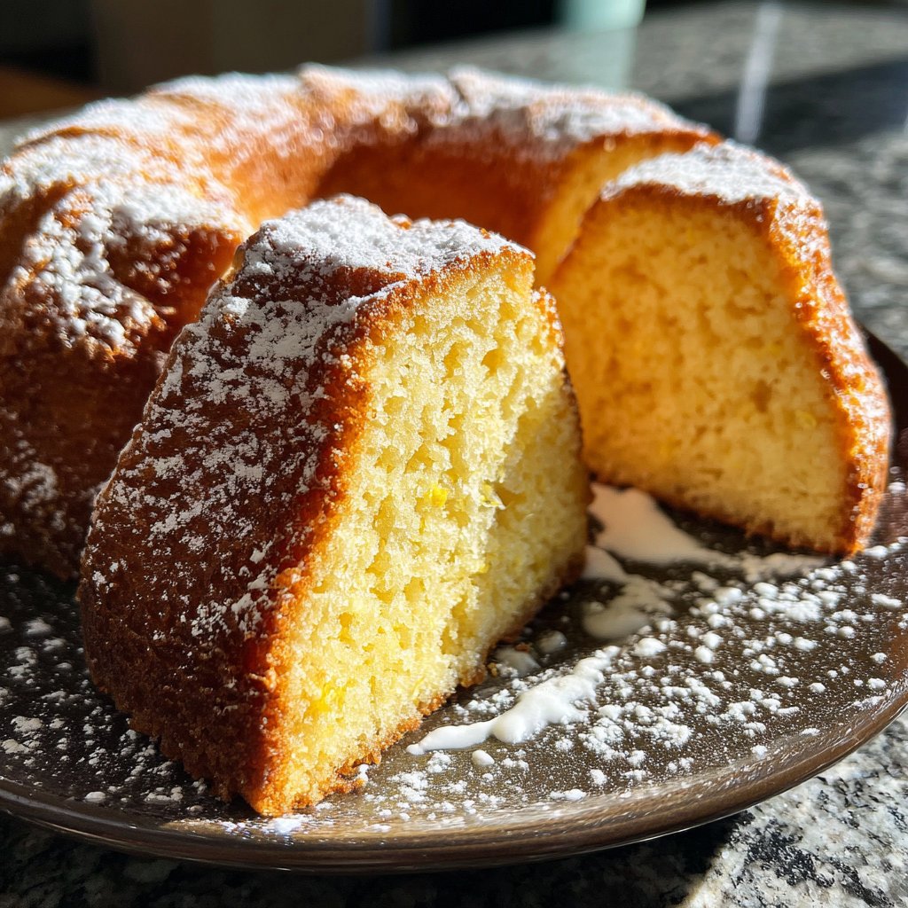 Zitronenkuchen ohne Ei