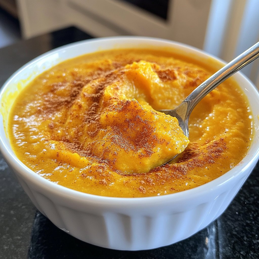 Kürbissuppe mild für Kinder