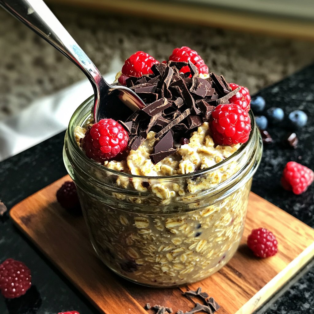 Overnight Oats mit Schokolade