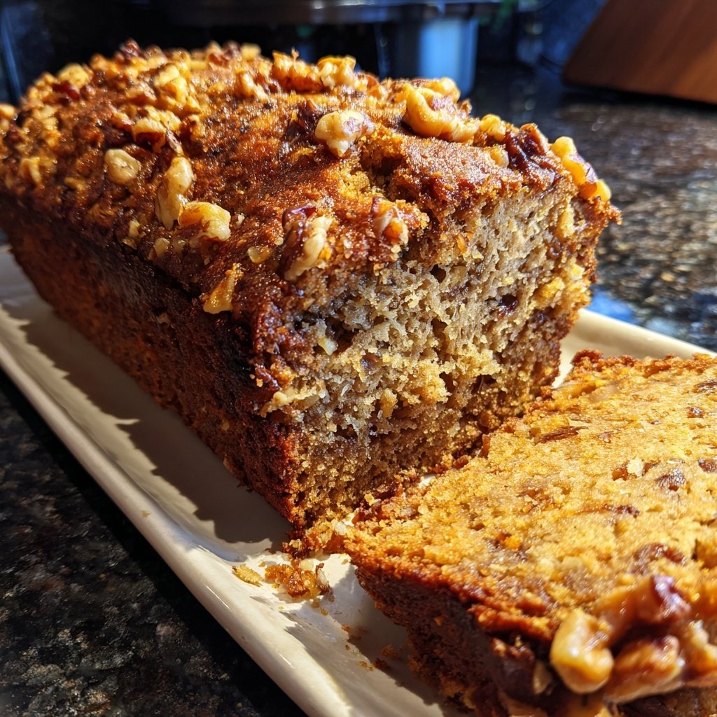 Bananenbrot mit Walnüssen und Kakao