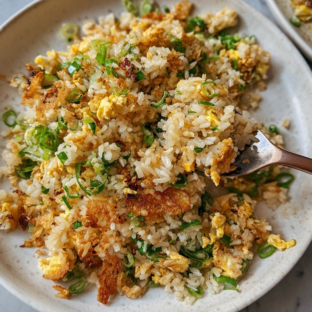 Gebratener Reis mit Frühlingszwiebeln