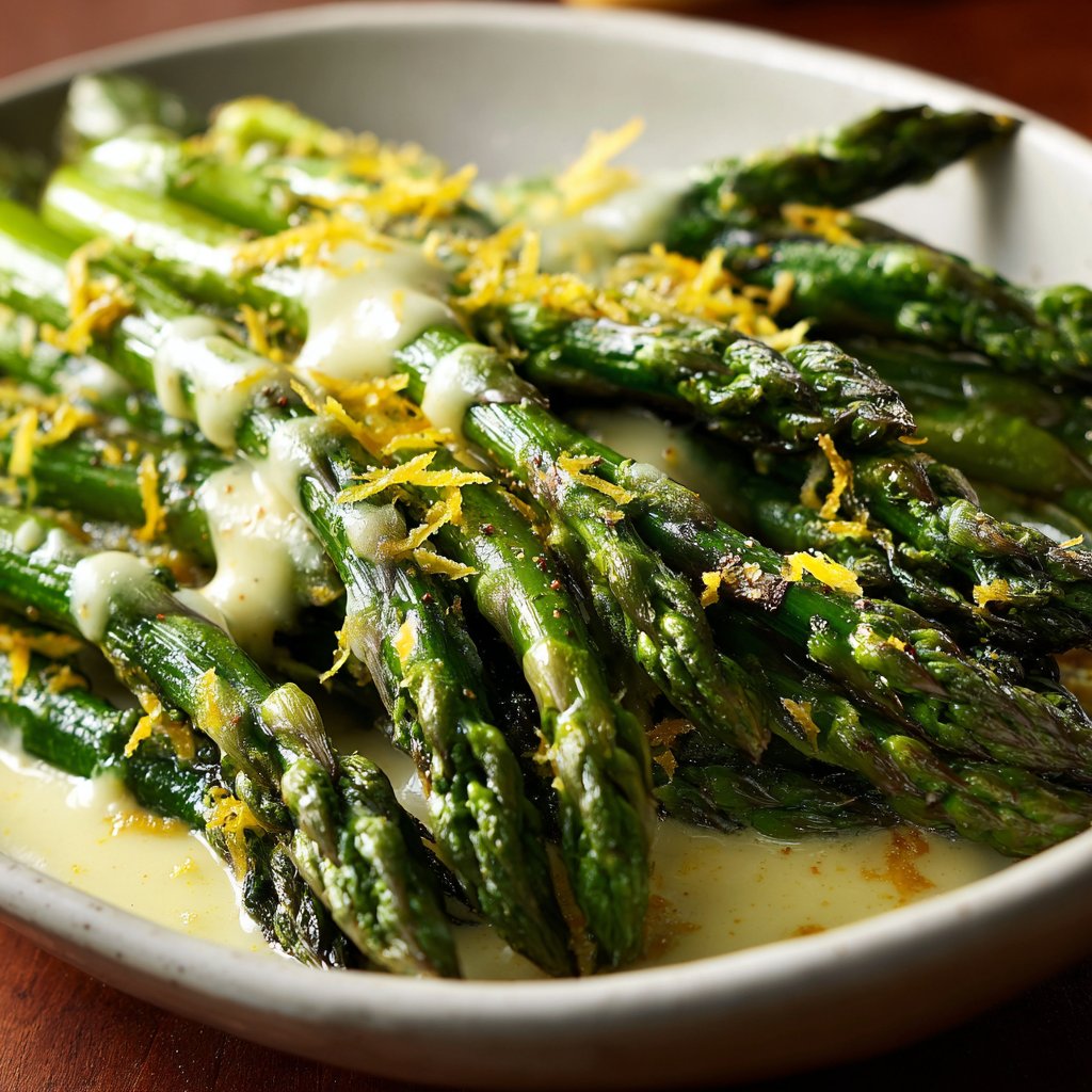 Grüner Spargel Mit Zitronensauce