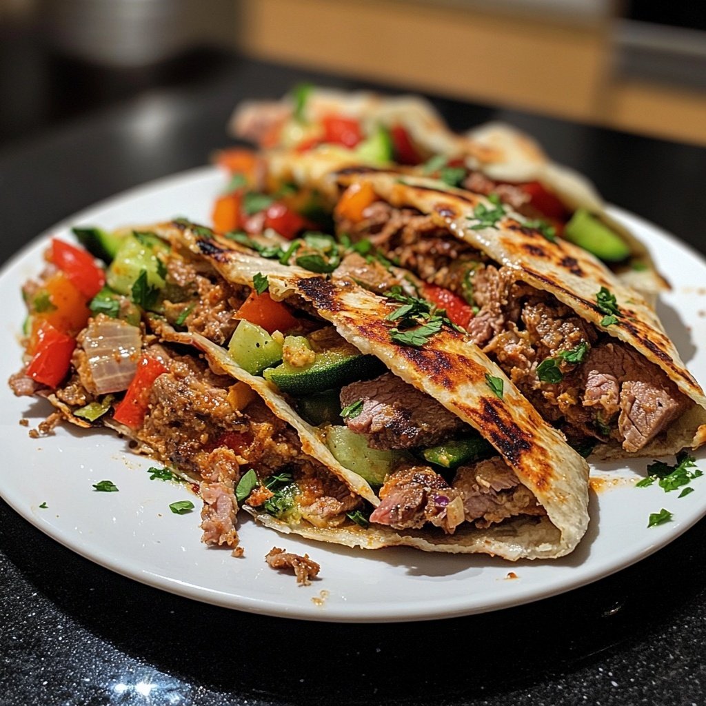 Klassischer Döner Kebab wie vom Imbiss