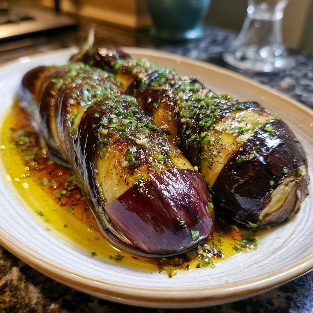 Auberginen mediterran leicht